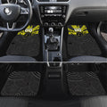 Custom Panthers Rugby 60th Anniversary Car Mats Penrith Polynesian Tribal Pattern - Traditional Tattoo