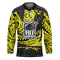Custom Panthers Rugby 60th Anniversary Hockey Jersey Penrith Polynesian Tribal Pattern - Traditional Tattoo