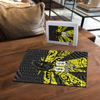 Custom Panthers Rugby 60th Anniversary Puzzle Penrith Polynesian Tribal Pattern - Traditional Tattoo
