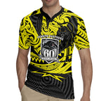 Custom Panthers Rugby 60th Anniversary Rugby Jersey Penrith Polynesian Tribal Pattern - Traditional Tattoo