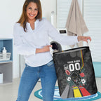 Penrith Panthers 60th Anniversary Custom Laundry Basket Native Australian Protea And Hibiscus Tropical Floral