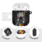 Penrith Panthers 60th Anniversary Custom AirPods Case Native Australian Protea And Hibiscus Tropical Floral