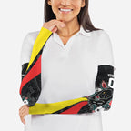 Penrith Panthers 60th Anniversary Custom Arm Sleeves Native Australian Protea And Hibiscus Tropical Floral