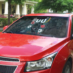 Penrith Panthers 60th Anniversary Custom Auto Sun Shade Native Australian Protea And Hibiscus Tropical Floral