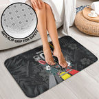 Penrith Panthers 60th Anniversary Custom Bathroom Set Native Australian Protea And Hibiscus Tropical Floral