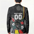 Penrith Panthers 60th Anniversary Custom Blazer Native Australian Protea And Hibiscus Tropical Floral