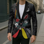 Penrith Panthers 60th Anniversary Custom Blazer Native Australian Protea And Hibiscus Tropical Floral