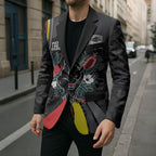 Penrith Panthers 60th Anniversary Custom Blazer Native Australian Protea And Hibiscus Tropical Floral