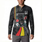 Penrith Panthers 60th Anniversary Custom Button Sweatshirt Native Australian Protea And Hibiscus Tropical Floral