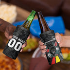 Penrith Panthers 60th Anniversary Custom 4 in 1 Can Cooler Tumbler Native Australian Protea And Hibiscus Tropical Floral