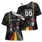 Penrith Panthers 60th Anniversary Custom Cross Shoulder Shirt Native Australian Protea And Hibiscus Tropical Floral