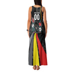 Penrith Panthers 60th Anniversary Custom Family Matching Tank Maxi Dress and Hawaiian Shirt Native Australian Protea And Hibiscus Tropical Floral