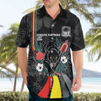 Penrith Panthers 60th Anniversary Custom Hawaiian Shirt Native Australian Protea And Hibiscus Tropical Floral