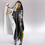 Penrith Panthers 60th Anniversary Custom Hooded Blanket Native Australian Protea And Hibiscus Tropical Floral
