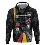 Penrith Panthers 60th Anniversary Custom Hoodie Native Australian Protea And Hibiscus Tropical Floral