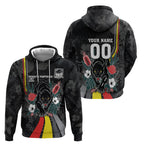 Penrith Panthers 60th Anniversary Custom Hoodie Native Australian Protea And Hibiscus Tropical Floral