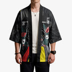 Penrith Panthers 60th Anniversary Custom Kimono Native Australian Protea And Hibiscus Tropical Floral