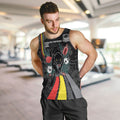 Penrith Panthers 60th Anniversary Custom Men Tank Top Native Australian Protea And Hibiscus Tropical Floral