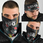 Penrith Panthers 60th Anniversary Custom Neck Gaiter Native Australian Protea And Hibiscus Tropical Floral
