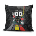 Penrith Panthers 60th Anniversary Custom Pillow Cover Native Australian Protea And Hibiscus Tropical Floral