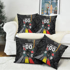 Penrith Panthers 60th Anniversary Custom Pillow Cover Native Australian Protea And Hibiscus Tropical Floral