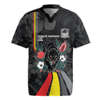 Penrith Panthers 60th Anniversary Custom Rugby Jersey Native Australian Protea And Hibiscus Tropical Floral