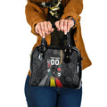 Penrith Panthers 60th Anniversary Custom Shoulder Handbag Native Australian Protea And Hibiscus Tropical Floral