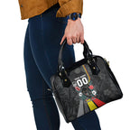 Penrith Panthers 60th Anniversary Custom Shoulder Handbag Native Australian Protea And Hibiscus Tropical Floral