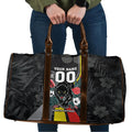 Penrith Panthers 60th Anniversary Custom Travel Bag Native Australian Protea And Hibiscus Tropical Floral