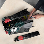 Penrith Panthers 60th Anniversary Custom Umbrella Native Australian Protea And Hibiscus Tropical Floral