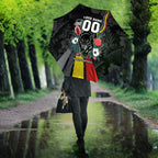 Penrith Panthers 60th Anniversary Custom Umbrella Native Australian Protea And Hibiscus Tropical Floral