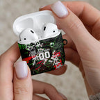 Personalised Penrith Panthers 60th Anniversary AirPods Case Abstract Graffiti - Dynamic Mascot Illustration 2026