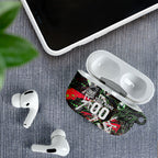 Personalised Penrith Panthers 60th Anniversary AirPods Case Abstract Graffiti - Dynamic Mascot Illustration 2026