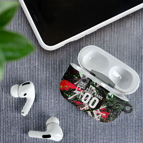 Personalised Penrith Panthers 60th Anniversary AirPods Case Abstract Graffiti - Dynamic Mascot Illustration 2026