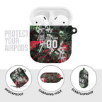 Personalised Penrith Panthers 60th Anniversary AirPods Case Abstract Graffiti - Dynamic Mascot Illustration 2026