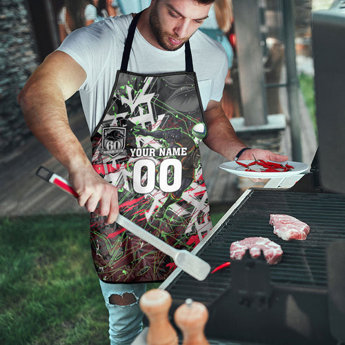 Personalised Penrith Panthers 60th Anniversary Apron Abstract Graffiti - Dynamic Mascot Illustration 2026