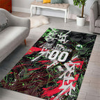 Personalised Penrith Panthers 60th Anniversary Area Rug Abstract Graffiti - Dynamic Mascot Illustration 2026