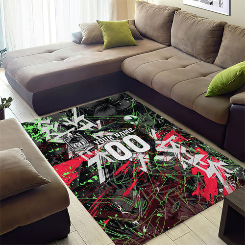 Personalised Penrith Panthers 60th Anniversary Area Rug Abstract Graffiti - Dynamic Mascot Illustration 2026
