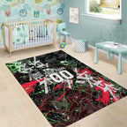 Personalised Penrith Panthers 60th Anniversary Area Rug Abstract Graffiti - Dynamic Mascot Illustration 2026