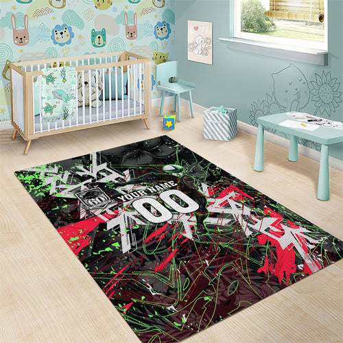 Personalised Penrith Panthers 60th Anniversary Area Rug Abstract Graffiti - Dynamic Mascot Illustration 2026