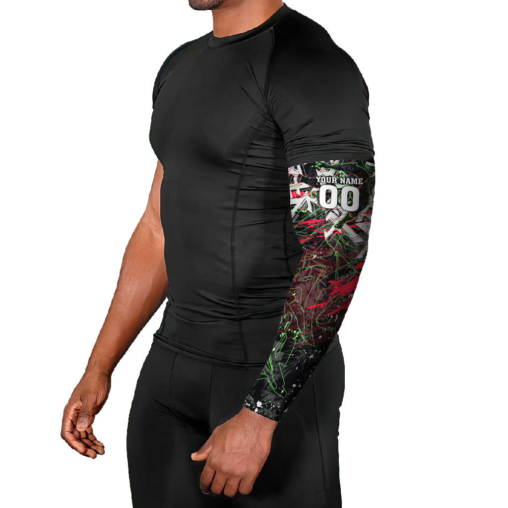 Personalised Penrith Panthers 60th Anniversary Arm Sleeves Abstract Graffiti - Dynamic Mascot Illustration 2026