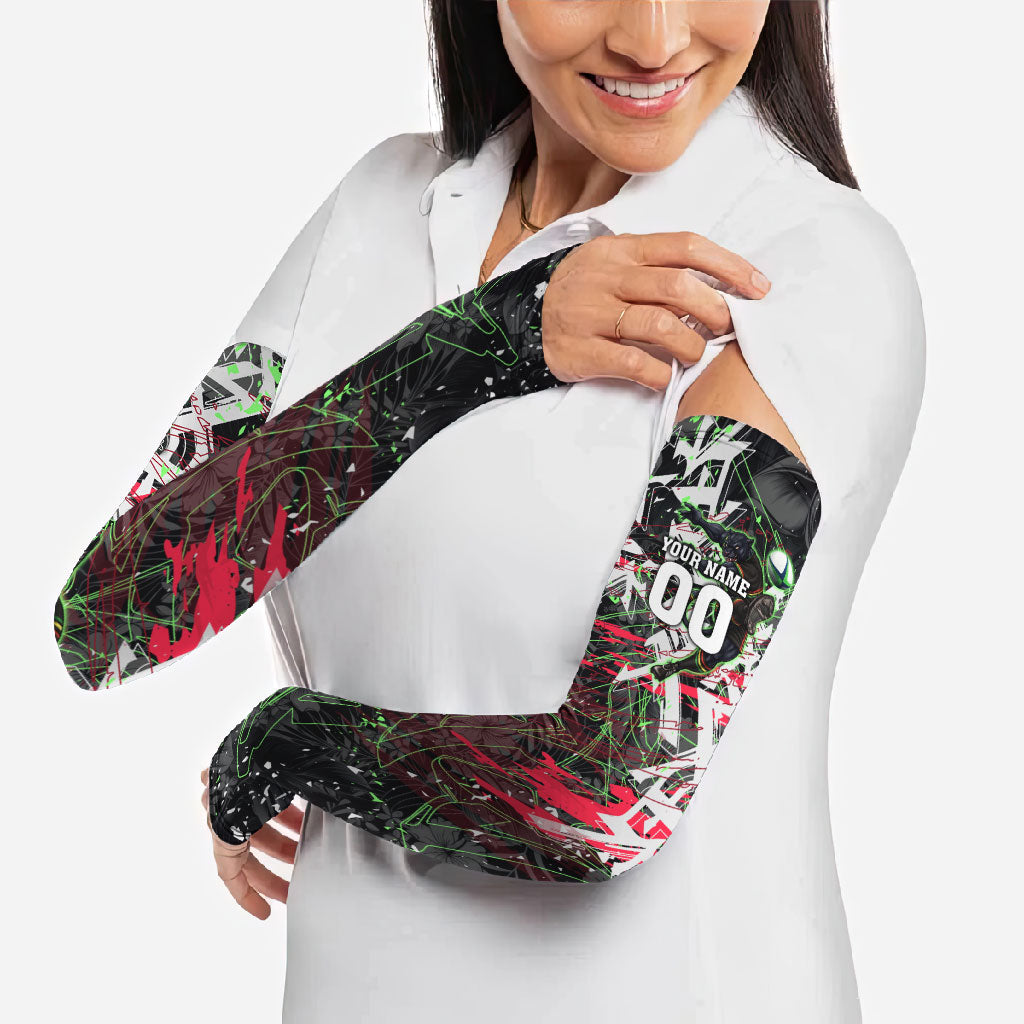 Personalised Penrith Panthers 60th Anniversary Arm Sleeves Abstract Graffiti - Dynamic Mascot Illustration 2026