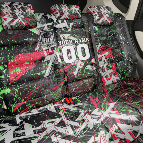 Personalised Penrith Panthers 60th Anniversary Back Car Seat Cover Abstract Graffiti - Dynamic Mascot Illustration 2026