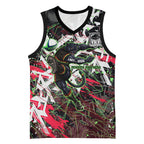Personalised Penrith Panthers 60th Anniversary Basketball Jersey Abstract Graffiti - Dynamic Mascot Illustration 2026
