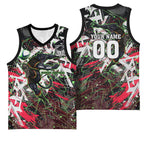 Personalised Penrith Panthers 60th Anniversary Basketball Jersey Abstract Graffiti - Dynamic Mascot Illustration 2026