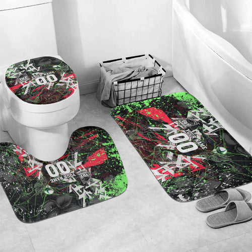 Personalised Penrith Panthers 60th Anniversary Bathroom Set Abstract Graffiti - Dynamic Mascot Illustration 2026