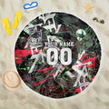 Personalised Penrith Panthers 60th Anniversary Beach Blanket Abstract Graffiti - Dynamic Mascot Illustration 2026