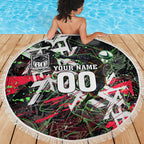 Personalised Penrith Panthers 60th Anniversary Beach Blanket Abstract Graffiti - Dynamic Mascot Illustration 2026