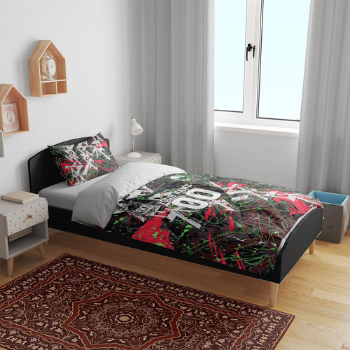 Personalised Penrith Panthers 60th Anniversary Bedding Set Abstract Graffiti - Dynamic Mascot Illustration 2026