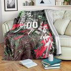 Personalised Penrith Panthers 60th Anniversary Blanket Abstract Graffiti - Dynamic Mascot Illustration 2026